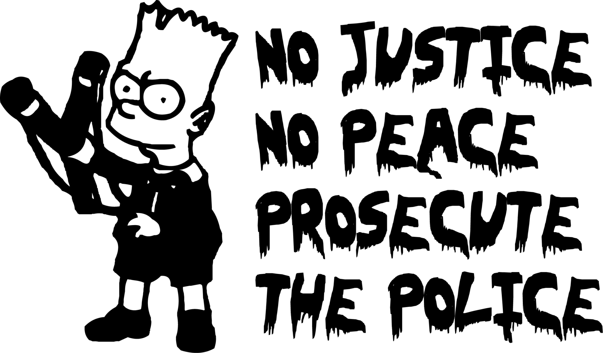 Prosecute the Police SVG