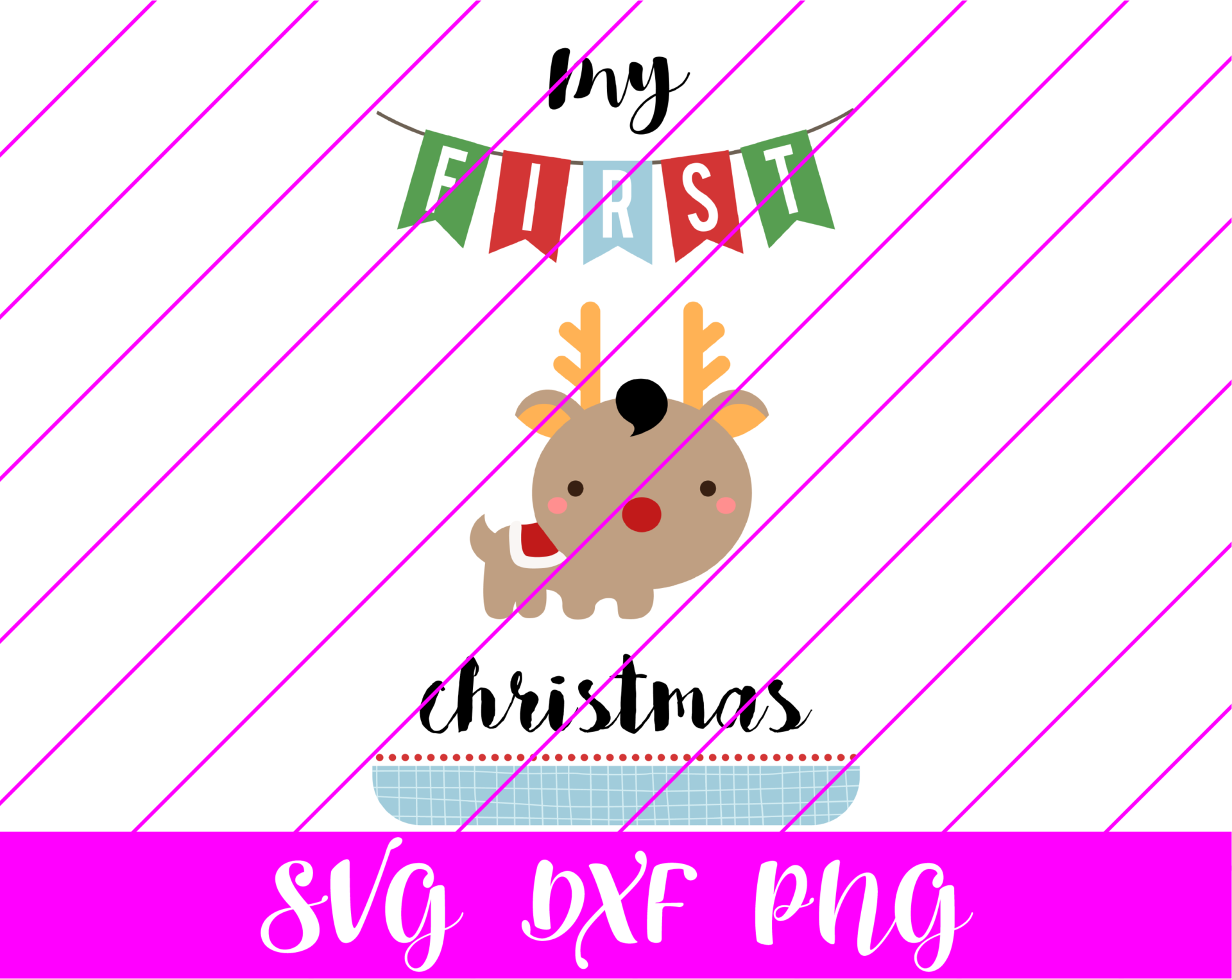 My First Christmas SVG