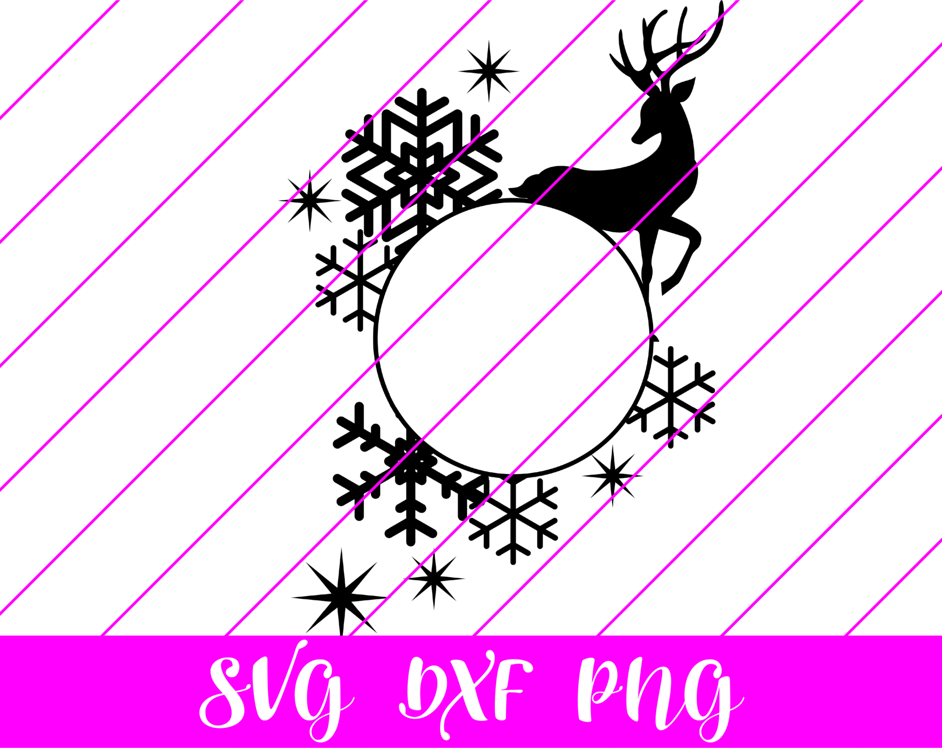 Reindeer Starbucks Cup SVG