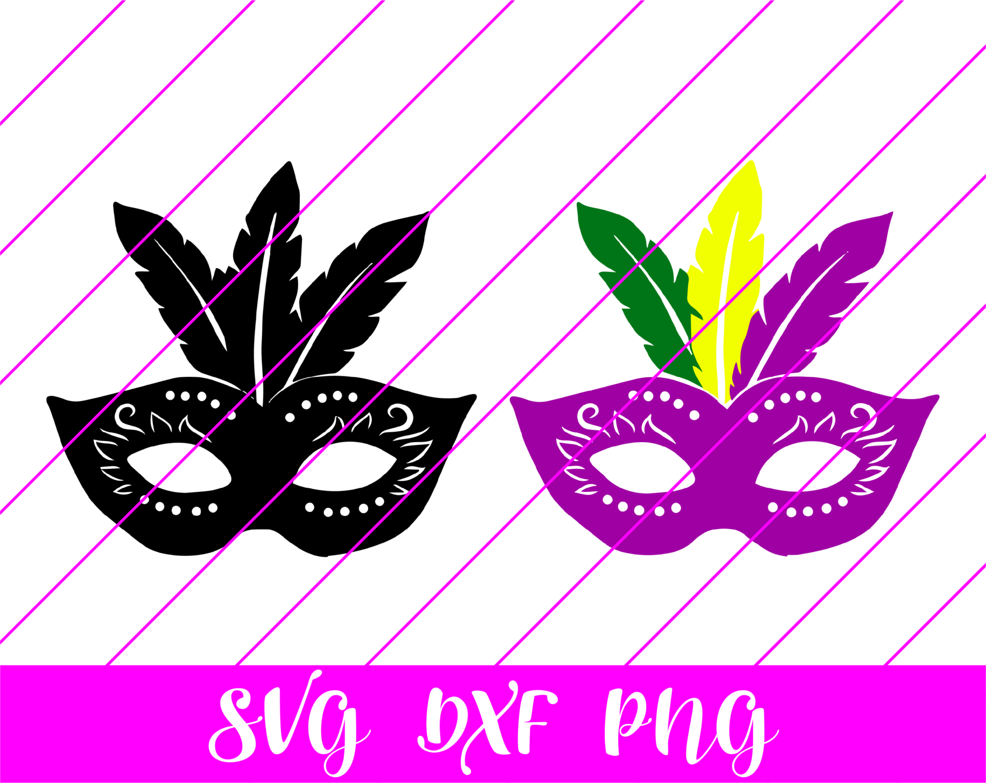 Mardi Gras Mask SVG