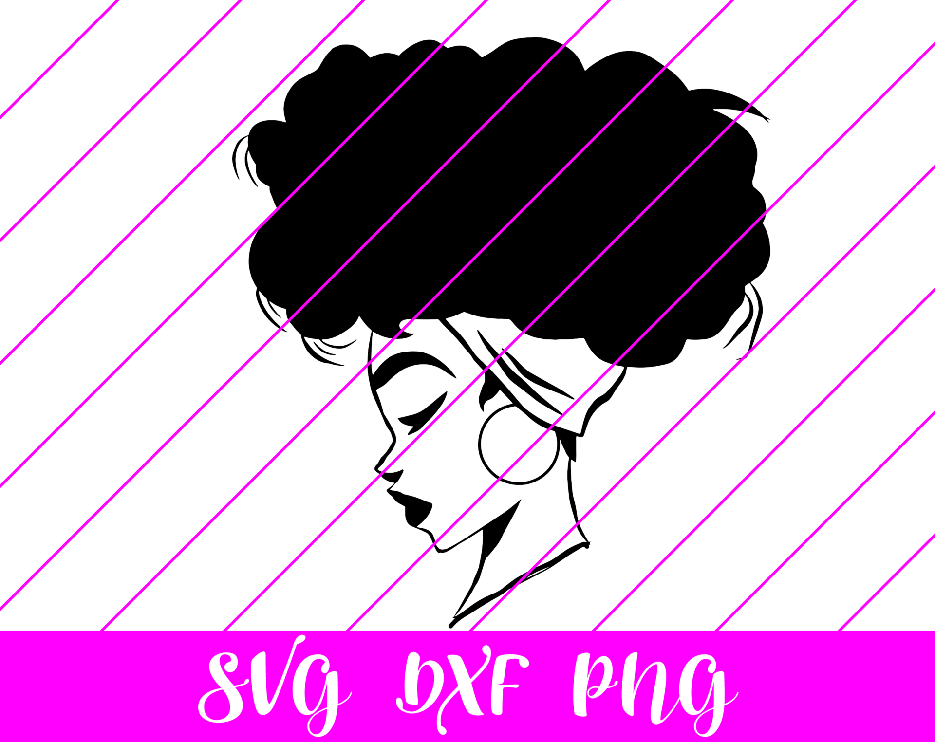 Black Girl SVG