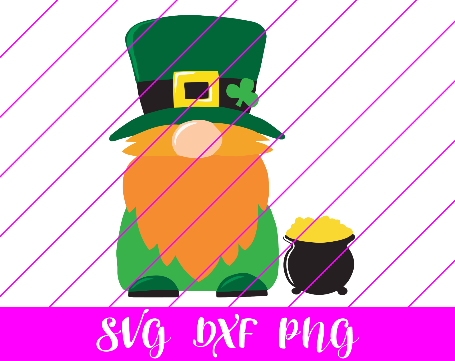 Gnome Leprechaun SVG