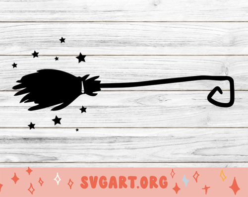 Witch Broom SVG - Free Witch Broom SVG Download - svg art